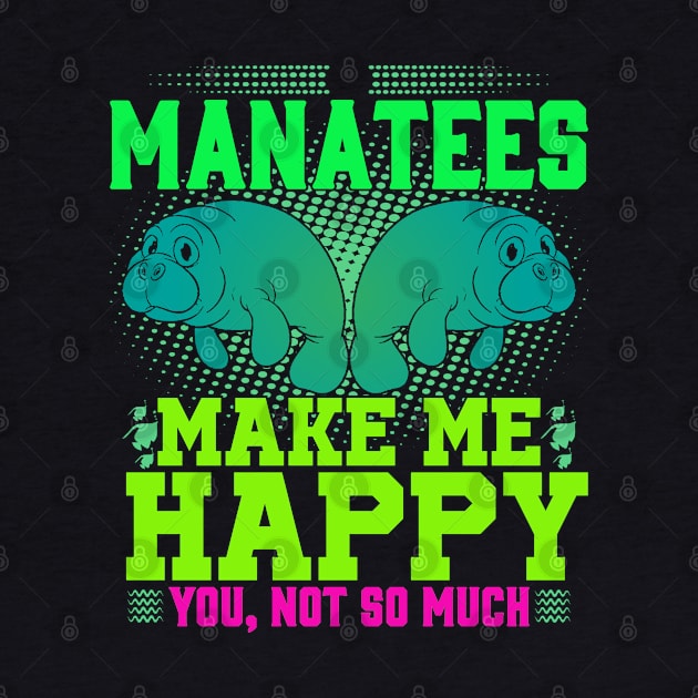 Manatees Make Me Happy by coloringiship